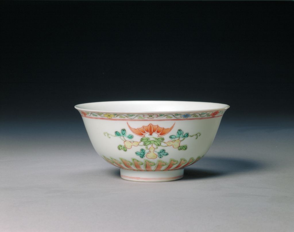 图片[1]-Pink gourd bowl-China Archive